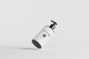 Black & White Mockups - Pump Bottles, a Packaging Mockup by pmvch (Thumbnail 24 of 160)