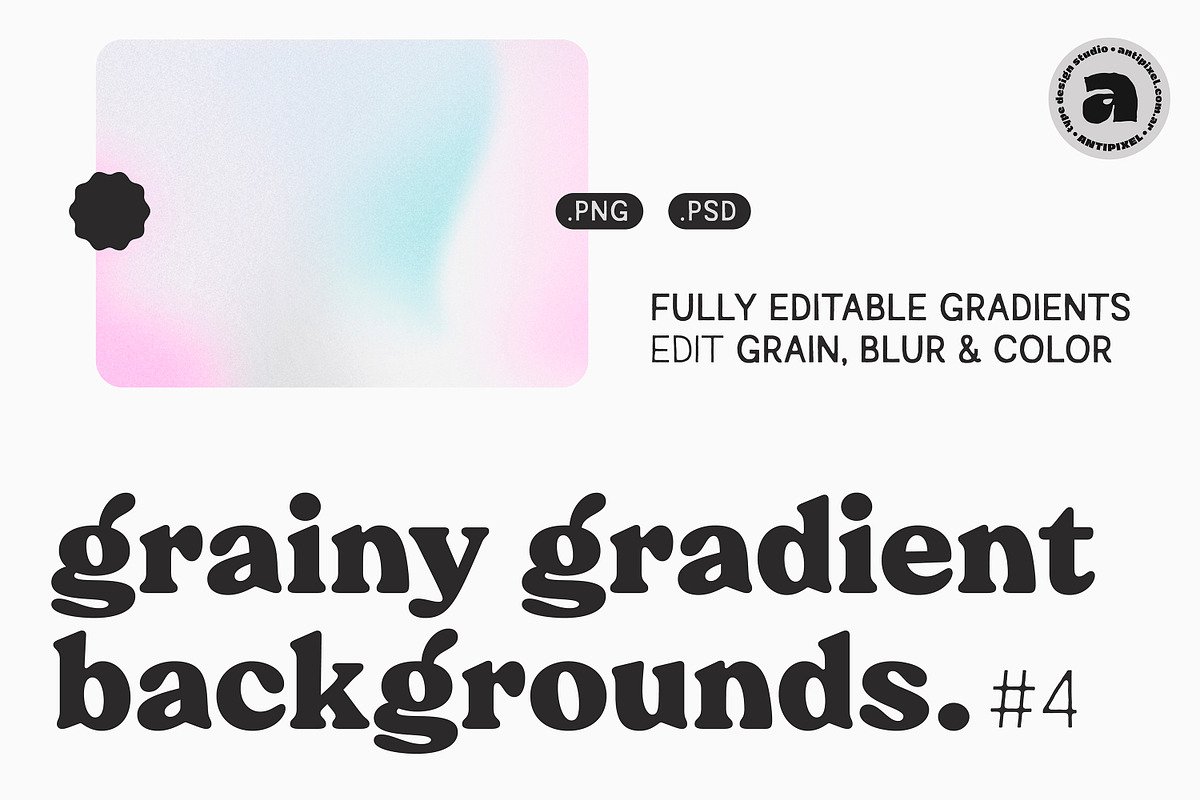 Grainy Gradient Backgrounds #4, a Texture Graphic by Antipixel Type Studio (Photo 7 of 12)
