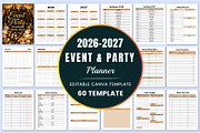 2026–2027 Event & Party Planner, a Stationery Template by Shumaya (Thumbnail 1 of 5)