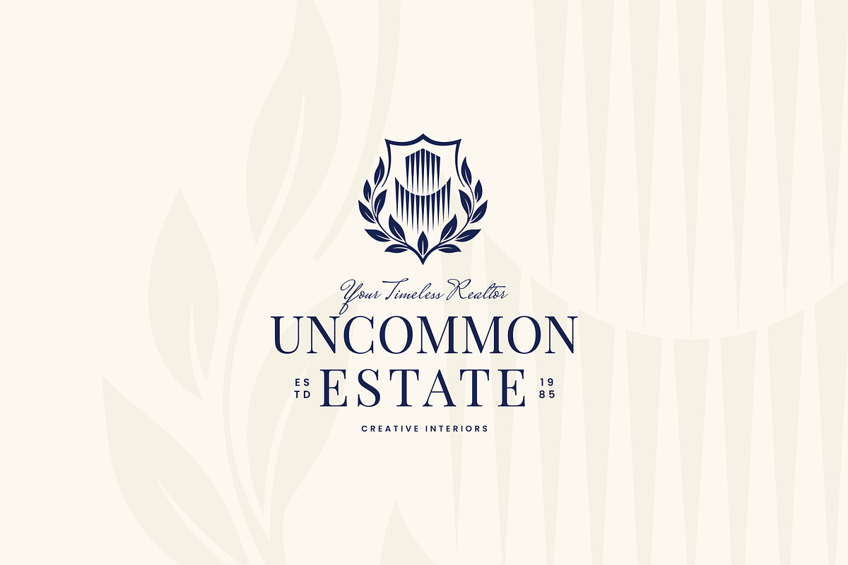 Blue Realtor Old Money Logo Template, a Branding & Logo Template by Headfonts (Photo 3 of 3)