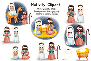Christmas Nativity Scene Clipart, a Person Illustration by Vavavan Artwork (Thumbnail 2 of 5)