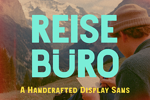 Reisebüro — Handcrafted Display Sans