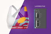 Women's Sport Tank Top mockup, a Shirt Mockup by ShooShooShop (Thumbnail 2 of 4)