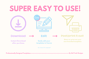 Pretty Pop Branding Kit Templates, a Templates & Theme by Hell Yeah Designs (Thumbnail 3 of 10)