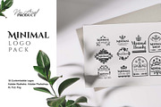 Minimal Logo Pack Ai,Psd, a Branding & Logo Template by Luxe (Thumbnail 1 of 9)