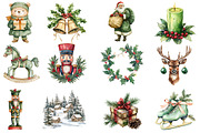 Green Christmas Winter Clipart, an Illustration by Designworld (Thumbnail 3 of 5)