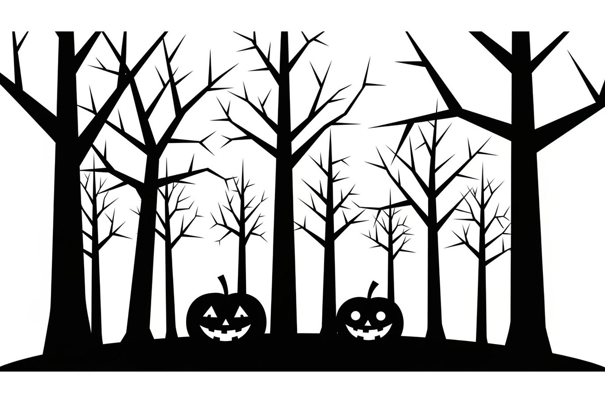 Dark Halloween Forest Design, a Graphic by BIPLOB EXPERT (Photo 13 of 13)