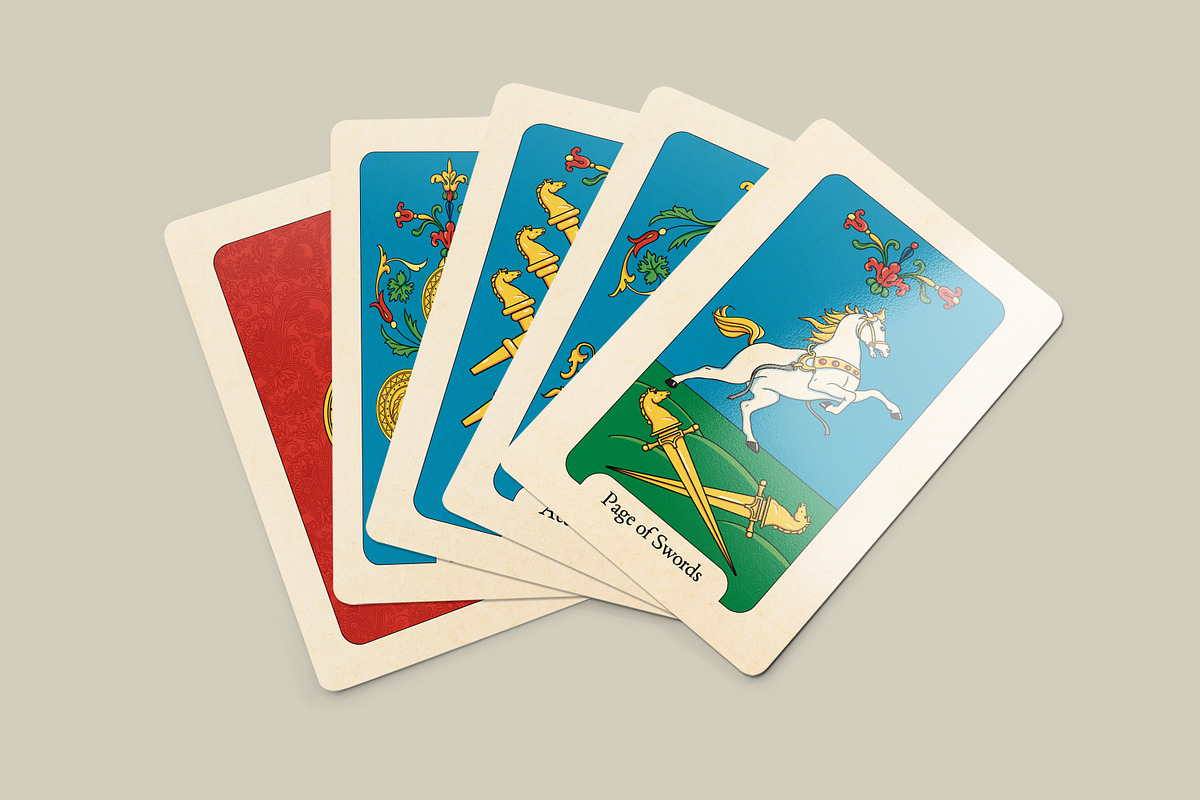 Horse Tarot Minor Arcana Deck, a Decorative Illustration by Olga Begak Art & Design (Photo 9 of 9)