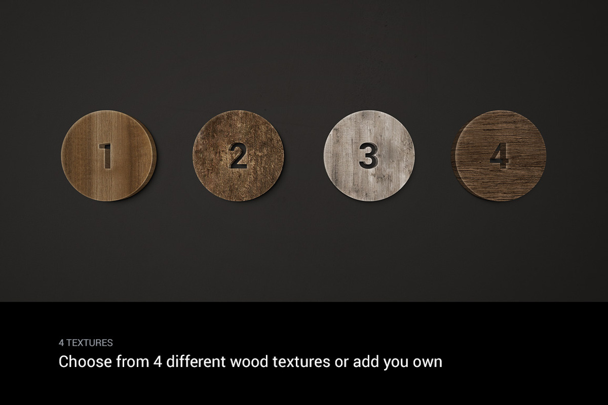 I ♥ Wood — wooden text effect preview 4