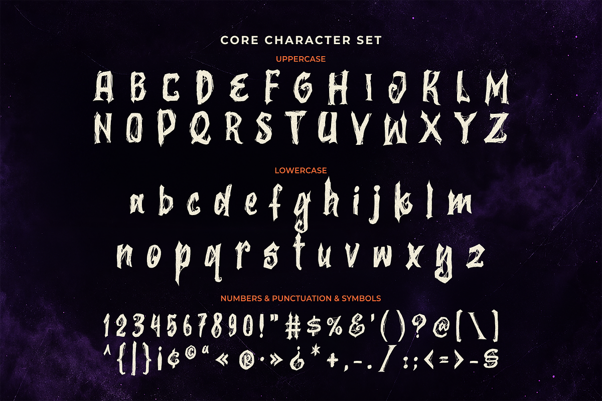 Rotten Spirits - Layered Horror Font, a Handwritten Font by agnyhasyastudio (Photo 14 of 15)