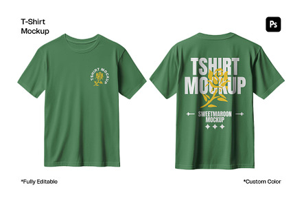 T-Shirt Mockup, a Shirt Mockup by sweetmaroon.studio