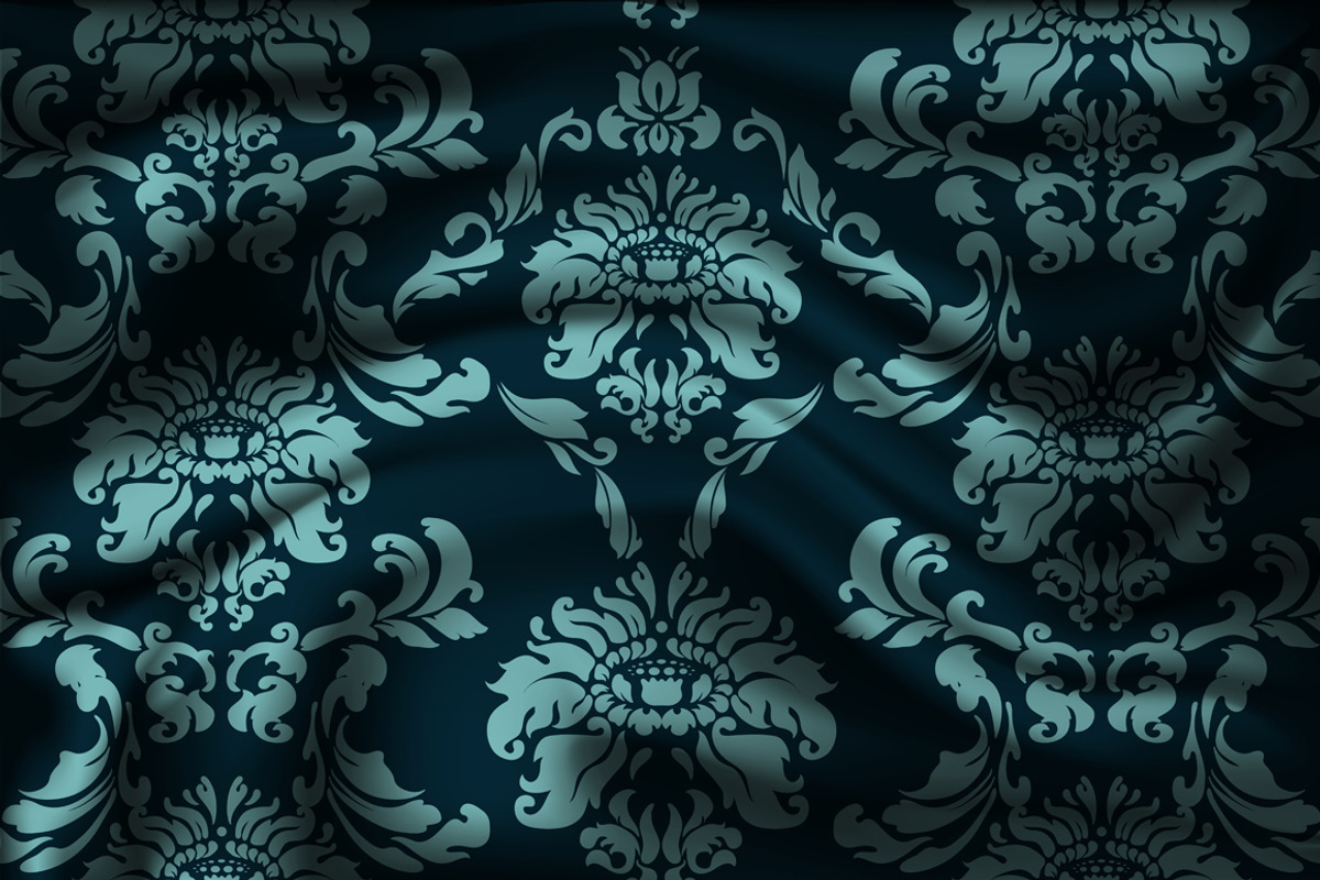 Vector patterns of silk. preview 3