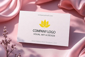 Business Card & Makeup Background