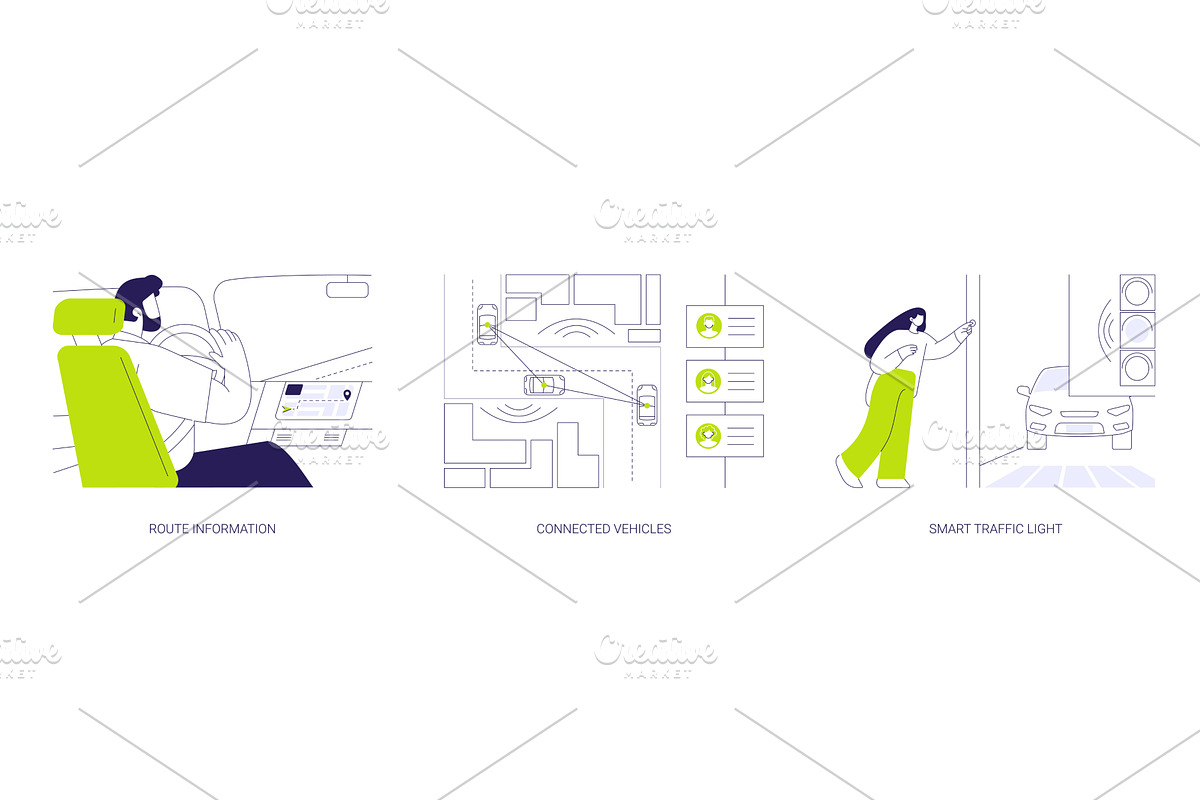 Towing service abstract concept, a Transportation Illustration by Visual Generation