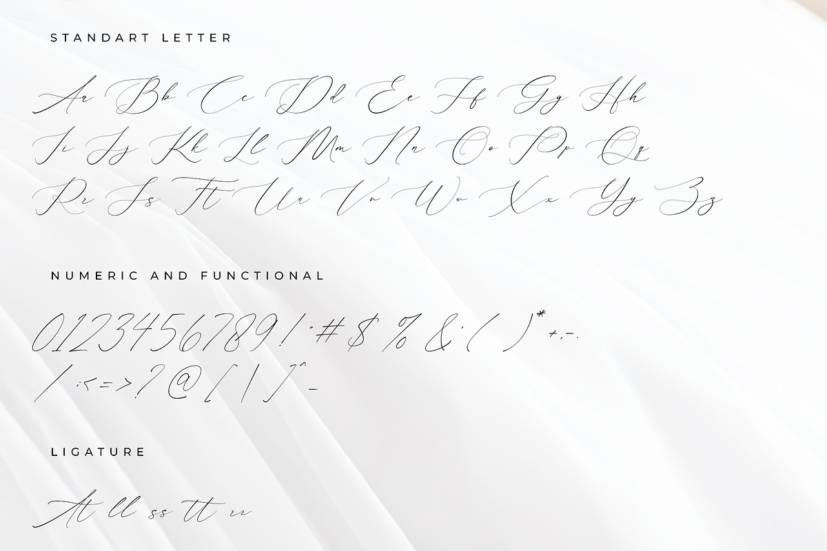 Flavinda Wedding Calligraphy Font, a Script Font by RantautypeStudio (Photo 13 of 16)