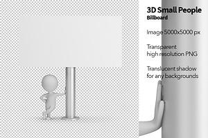 3D Small People - Billboard