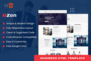 BZen - Neumorphic Business Template