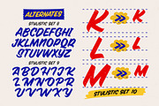 Brosign Brush Typeface, a Handwritten Font by alit design (Thumbnail 17 of 20)