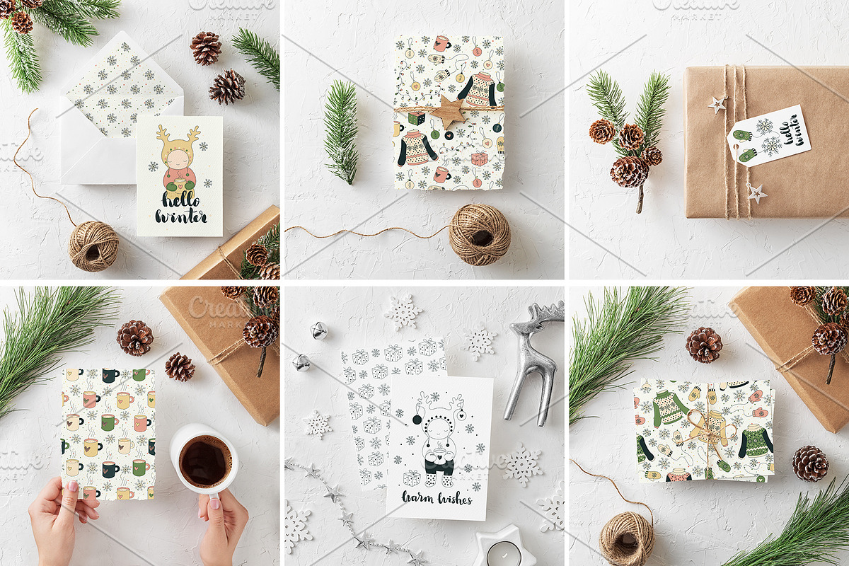 Winter Set, a Decorative Illustration by Marina Demidova (Photo 6 of 7)