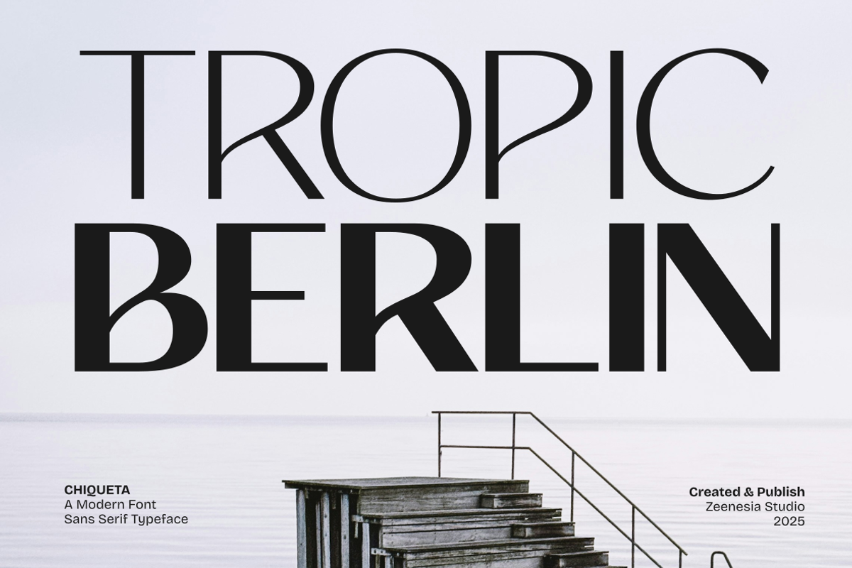 Chiqueta, a Sans Serif Font by zeenesia (Photo 6 of 18)