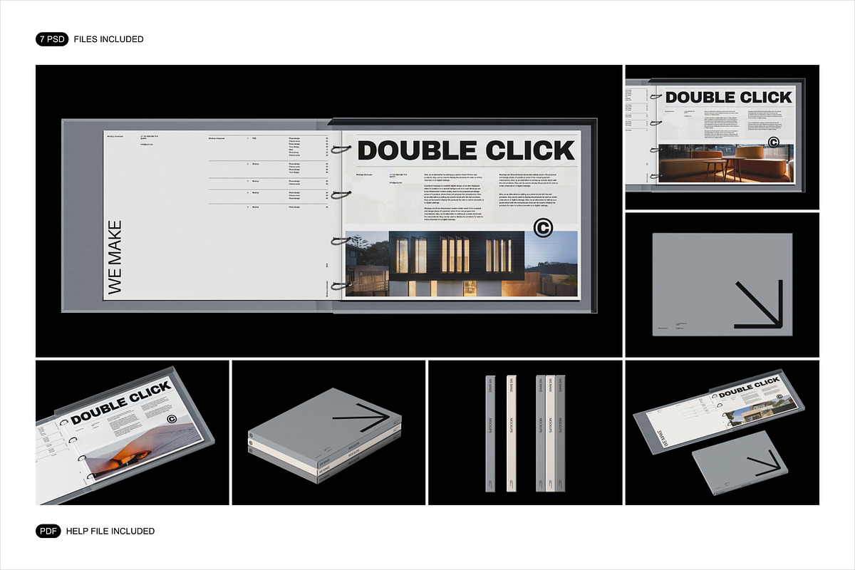 Binder Mockup Set, a Product Mockup by Renderteam (Photo 2 of 16)