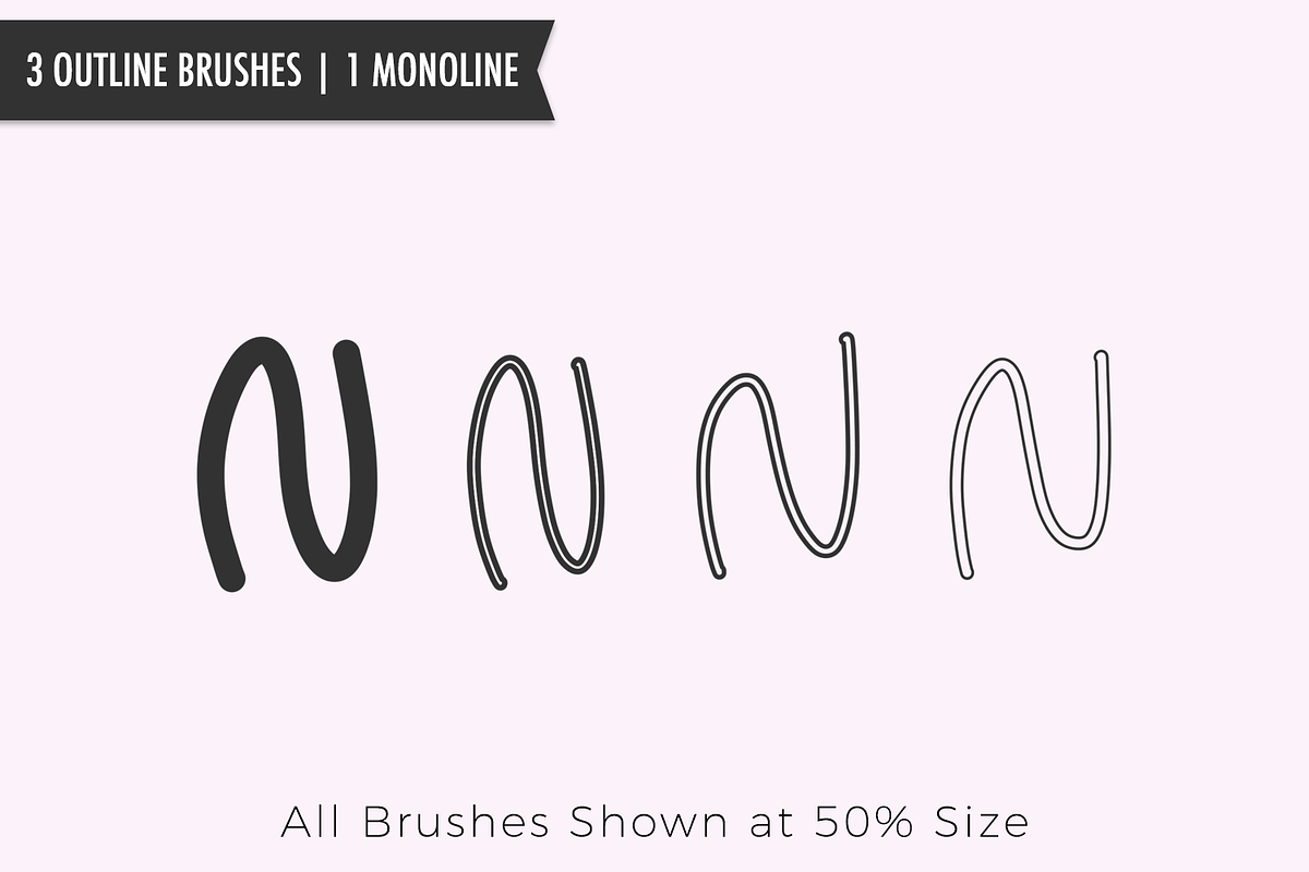 Procreate Lettering Brushes, a Brush Add-On by Beck McCormick (Photo 12 of 18)