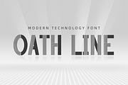 Oath Line – Modern Technology Font, a Sans Serif Font by Attype (Thumbnail 1 of 9)