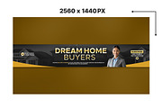 Real Estate Agent YouTube Banner, a Social Media Template by Vaughn Studios (Thumbnail 2 of 5)
