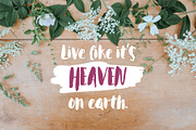 Florista Brushed Font Duo, a Script Font by Anna Ivanir (Thumbnail 8 of 12)