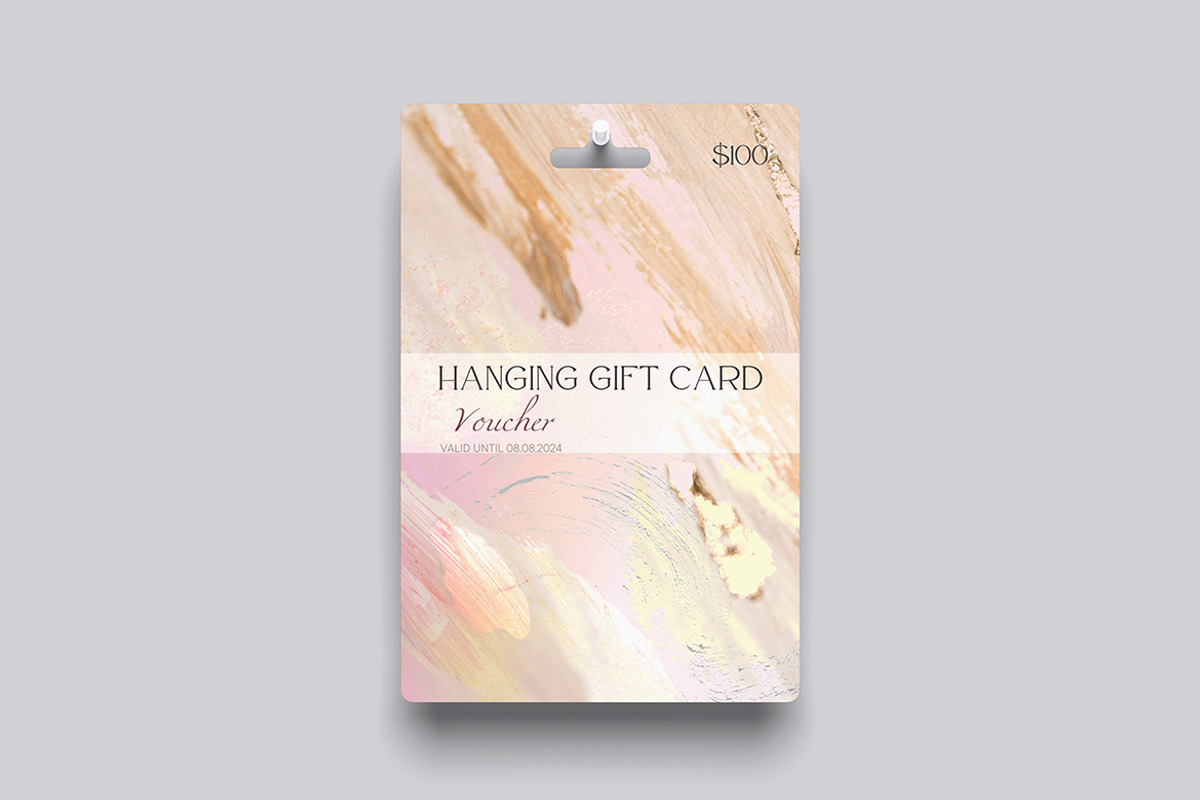 Hanging Gift Card Mockup, a Product Mockup by Squashy Creative Studio (Photo 5 of 5)