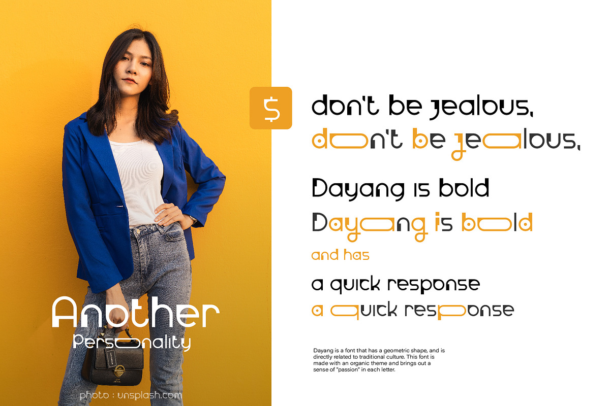 Dayang Font, a Font by Phoenix Dungeon (Photo 6 of 9)