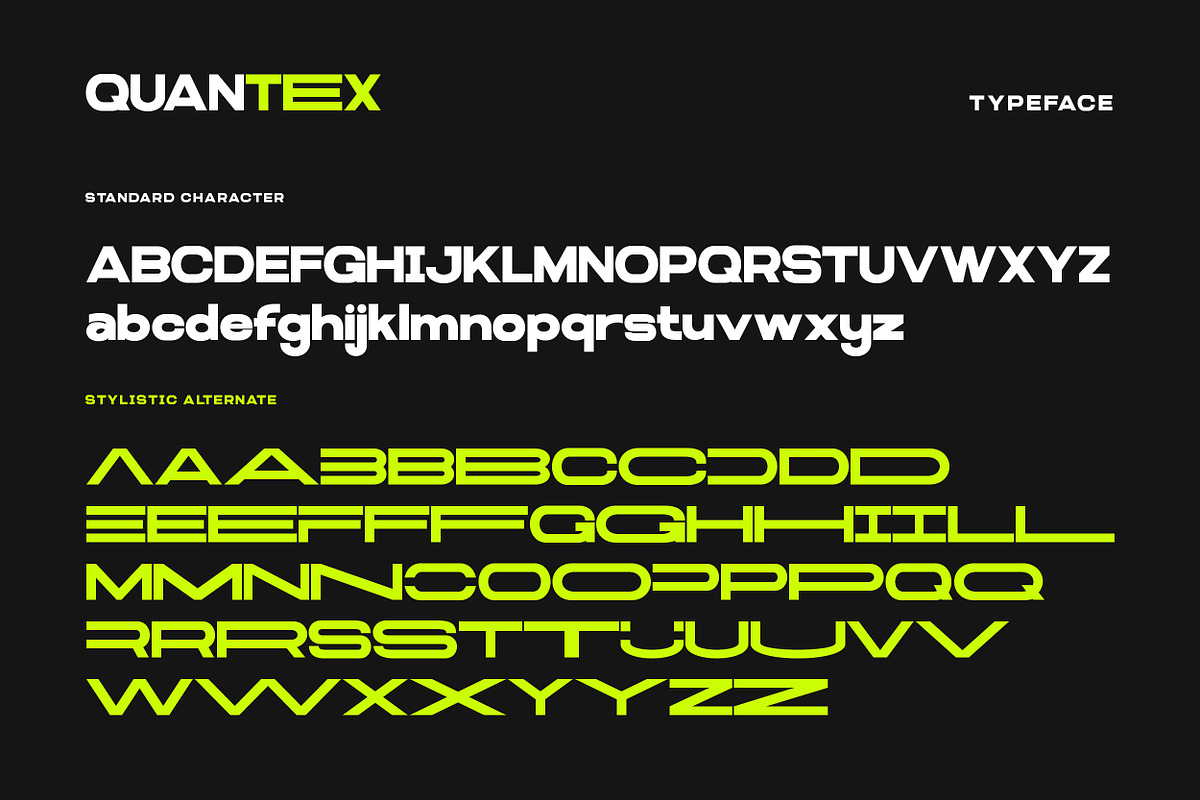 Quantex - Futuristic Font, a Sans Serif Font by Flawless And Co (Photo 9 of 10)