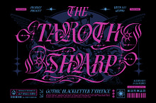 Taroth Sharp Typeface