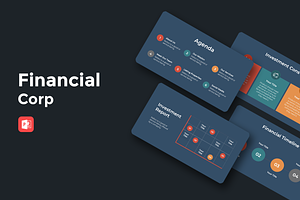 Financial Corp Finance PowerPoint, a Presentation Template by slidequest