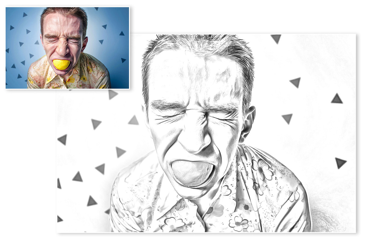 Pencil Drawing Effect for Photoshop, a Brushes & More by ShinyPixel (Photo 7 of 7)