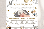 Editable Astronaut Invitation Canva, an Invitation Template by Blooming Daisy (Thumbnail 4 of 4)