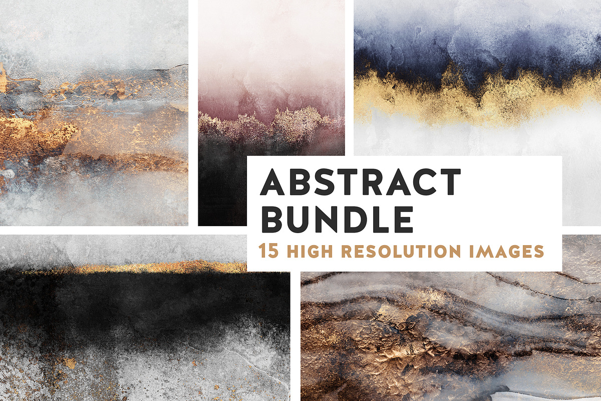 Abstract Bundle - 15 High Res Images, a Background Graphic by Elisabeth Fredriksson (Photo 1 of 3)