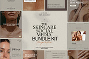 Skincare Instagram Canva Bundle, a Social Media Template by Crafted Pixel (Thumbnail 1 of 10)