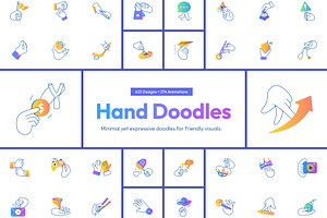 Hand Doodles Bundle, a Duotone Icon by Prosymbols
