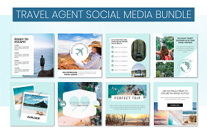 Travel Agent Social Media Bundle