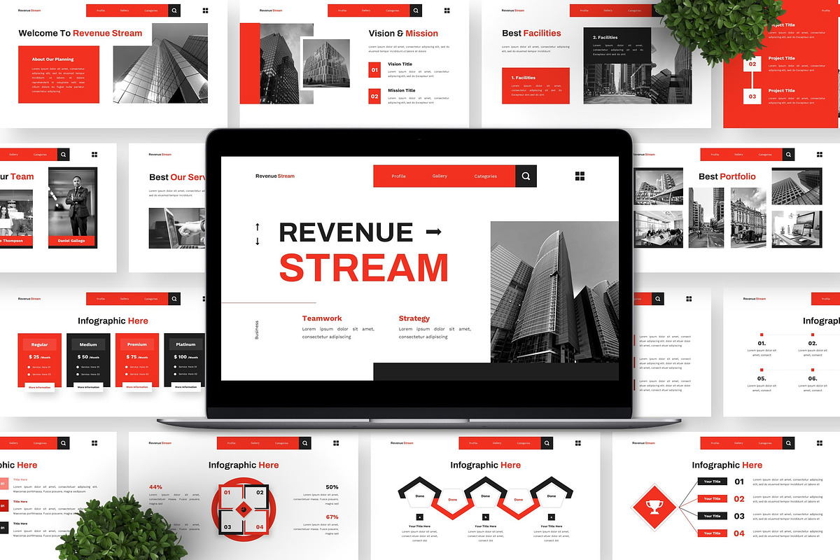 Revenue Stream - Business Keynote, a Presentation Template by Deepslide Studio (Photo 6 of 6)
