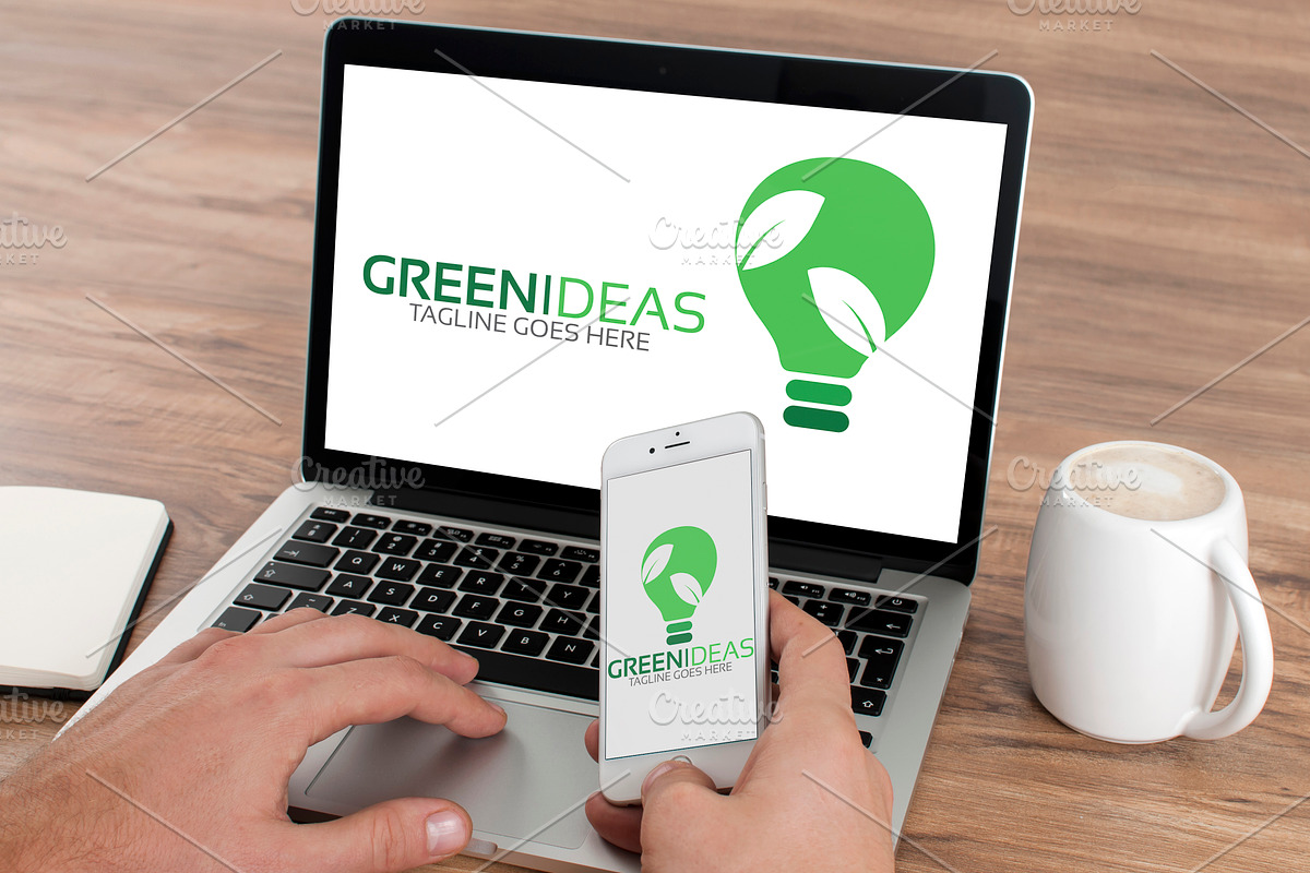 Green Ideas Logo, a Branding & Logo Template by Josuf Media