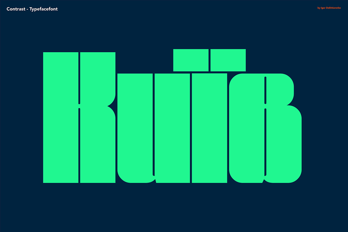 Contrast Font + Extras preview 8