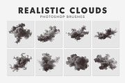 40 Realistic Clouds Brushes, a Brush Add-On by AB-TheDesigner (Thumbnail 5 of 6)