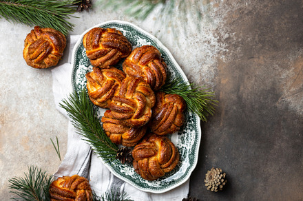 sweet swirling cinnamon buns, a Food & Drink Photo by Marina_Pronina