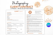 Photography Client Contract Template, a Templates & Theme by Mrxking (Thumbnail 1 of 5)