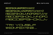 Whoomp Extended Wide Modern Typeface, a Sans Serif Font by Lettertype Studio (Thumbnail 12 of 15)