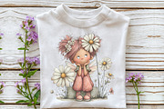 Whimsical Spring Fairy Clipart, an Illustration by OK Design (Thumbnail 4 of 6)