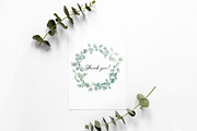 Eucalyptus Line Art And Watercolor, a Decorative Illustration by ElenaPlatovaArt (Thumbnail 10 of 10)
