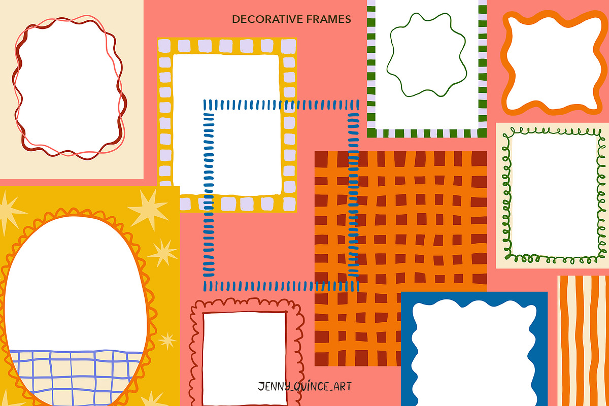 Dopamine Flowers – Vector Design Kit, a Decorative Illustration by Jenny Quince (Photo 12 of 15)